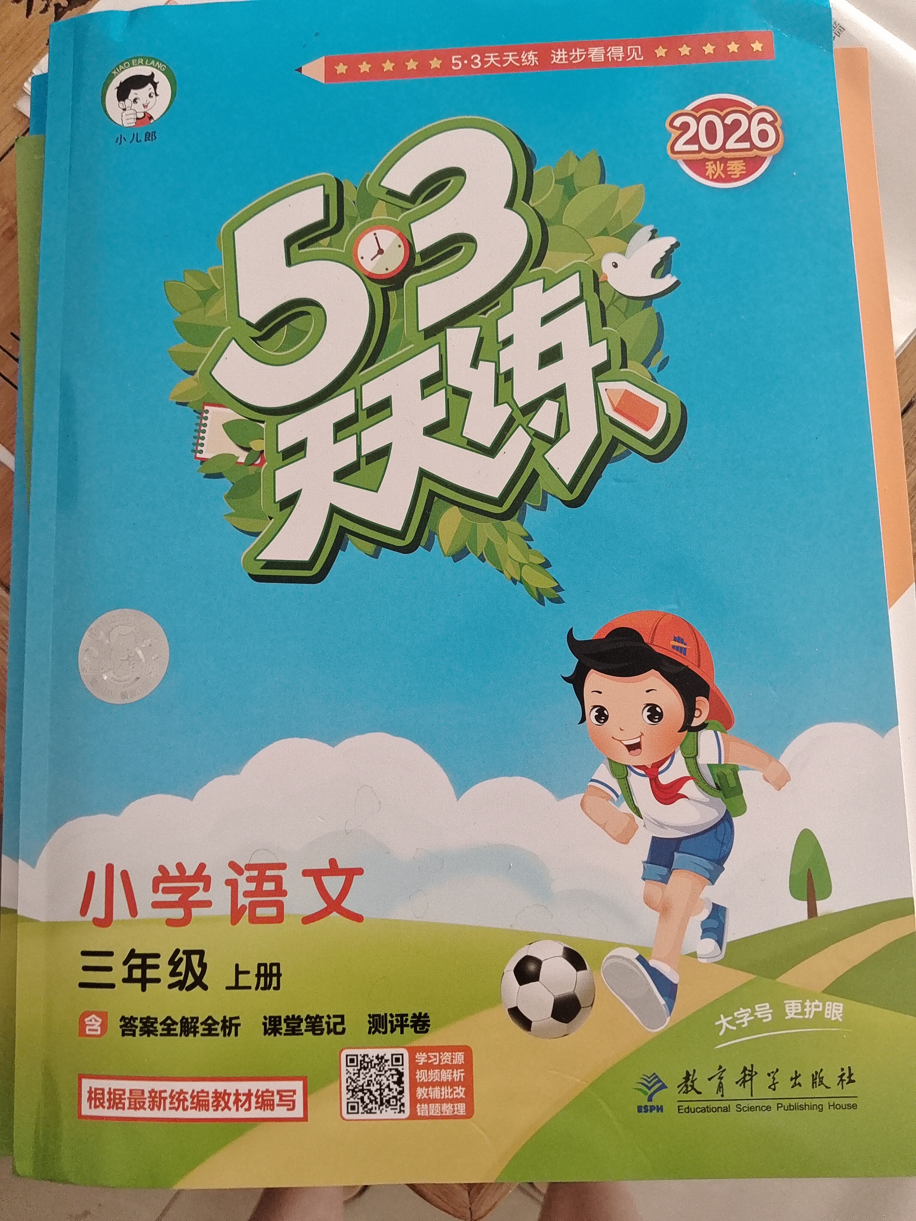 2026秋53天天练三年级上册小学套装共5册语文数学英语人教PEP版赠2个草稿本五三天天练套装 开学季 实拍图