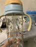 贝亲（Pigeon）防胀气 自然成长翻盖直饮吸管 大童奶瓶330ml 马戏团 18月+ AA279 实拍图