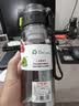 希乐塑料杯男女运动水杯tritan大容量学生随手杯便携泡茶杯墨黑550ml 实拍图