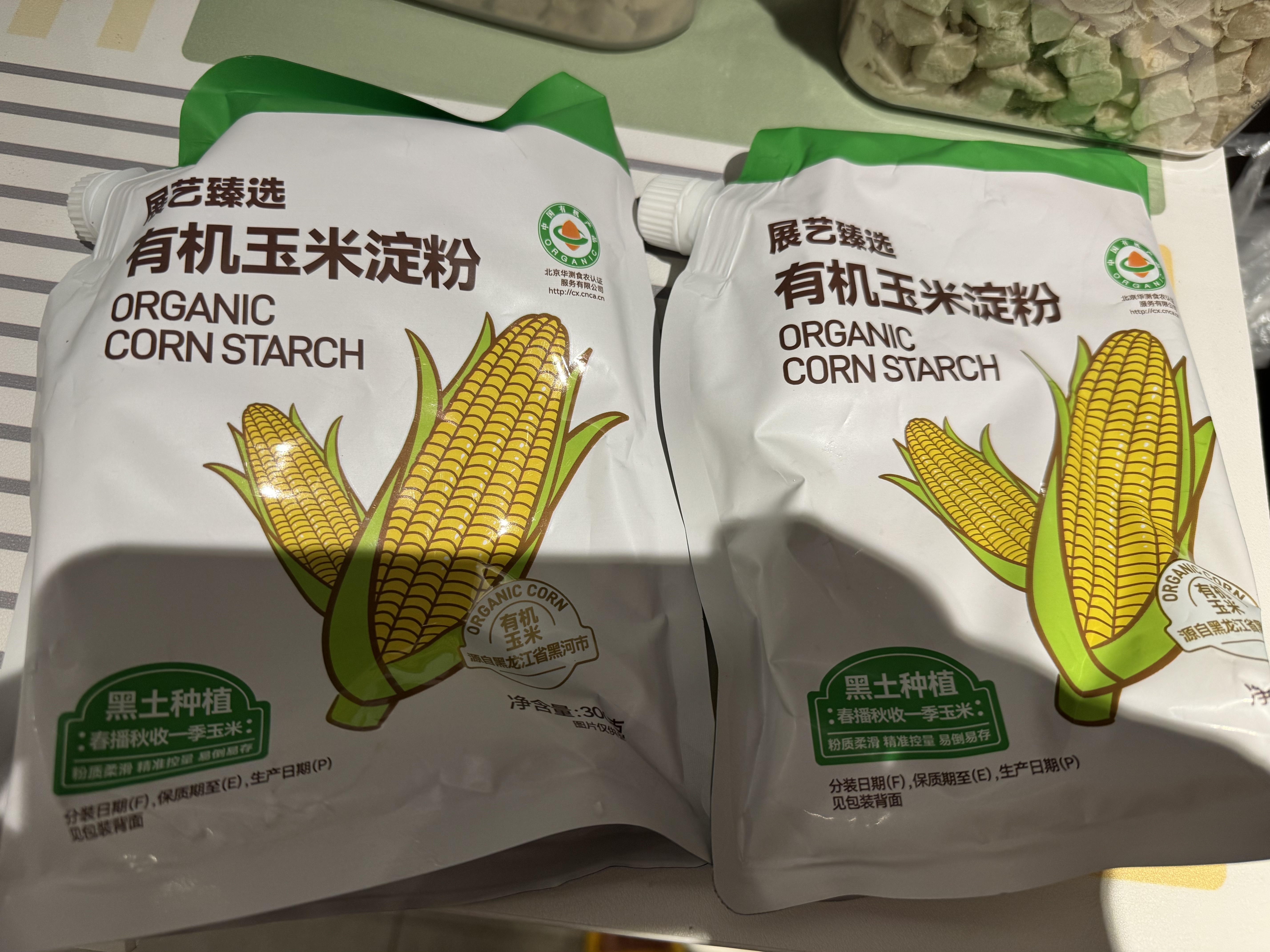 展艺臻选有机玉米淀粉300g生粉炸酥肉裹肉粉勾芡凉粉饼干蛋糕烘焙原料 实拍图