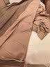 京东京造100%纯棉四件套全棉床单被套抑菌套件床上用品200*230cm1.5/1.8米床 咖色 实拍图