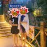 浪莎泳衣女连体裙式保守游泳衣速干遮肉显瘦运动泡温泉大码泳装 实拍图