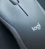 罗技（Logitech）M185鼠标 无线鼠标 办公鼠标 对称鼠标 黑色灰边 带无线2.4G接收器 实拍图