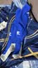 KELME/卡尔美儿童高筒足球袜过膝学生比赛训练毛巾底加厚防滑长筒袜子 彩蓝-幼儿款（27-32） 实拍图