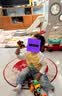 玛米玛卡（MOMOCO）儿童牛仔裤子秋季男婴童小童长裤时尚星星牛仔裤 牛仔蓝 90 实拍图