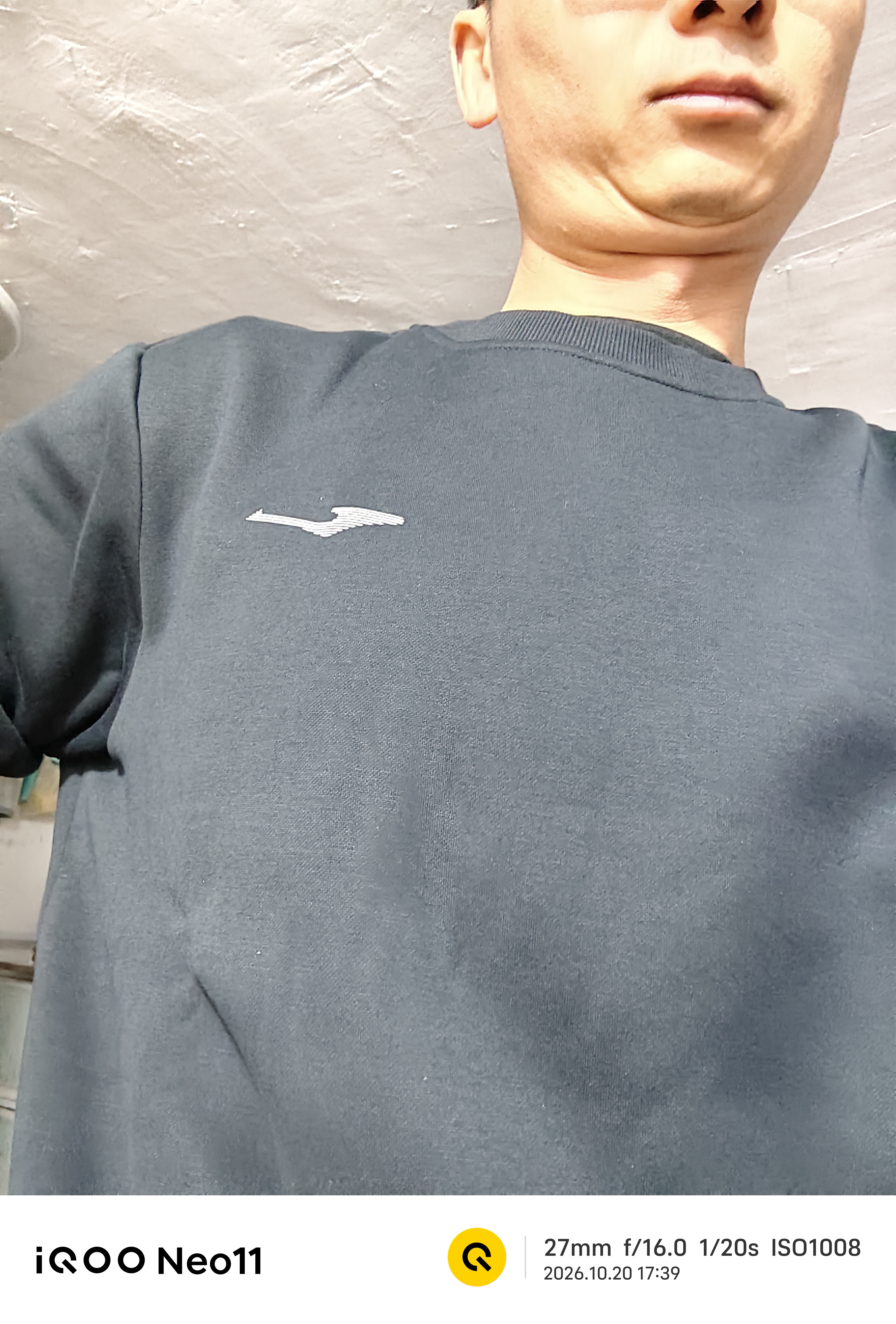鸿星尔克卫衣男士秋季长袖衣服青少年运动休闲跑步加绒上衣打底针织衫 实拍图