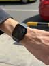 Apple/苹果/苹果 Watch S11 智能手表GPS款46毫米深空灰色铝金属表壳黑色运动型表带M/L MEVP4CH/B 实拍图