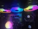 TCOMAS钛钽SJ-A080 360黑色 一体式CPU水冷散热器 大冷头加厚冷排风扇ARGB光效 支持intel/AMD 实拍图