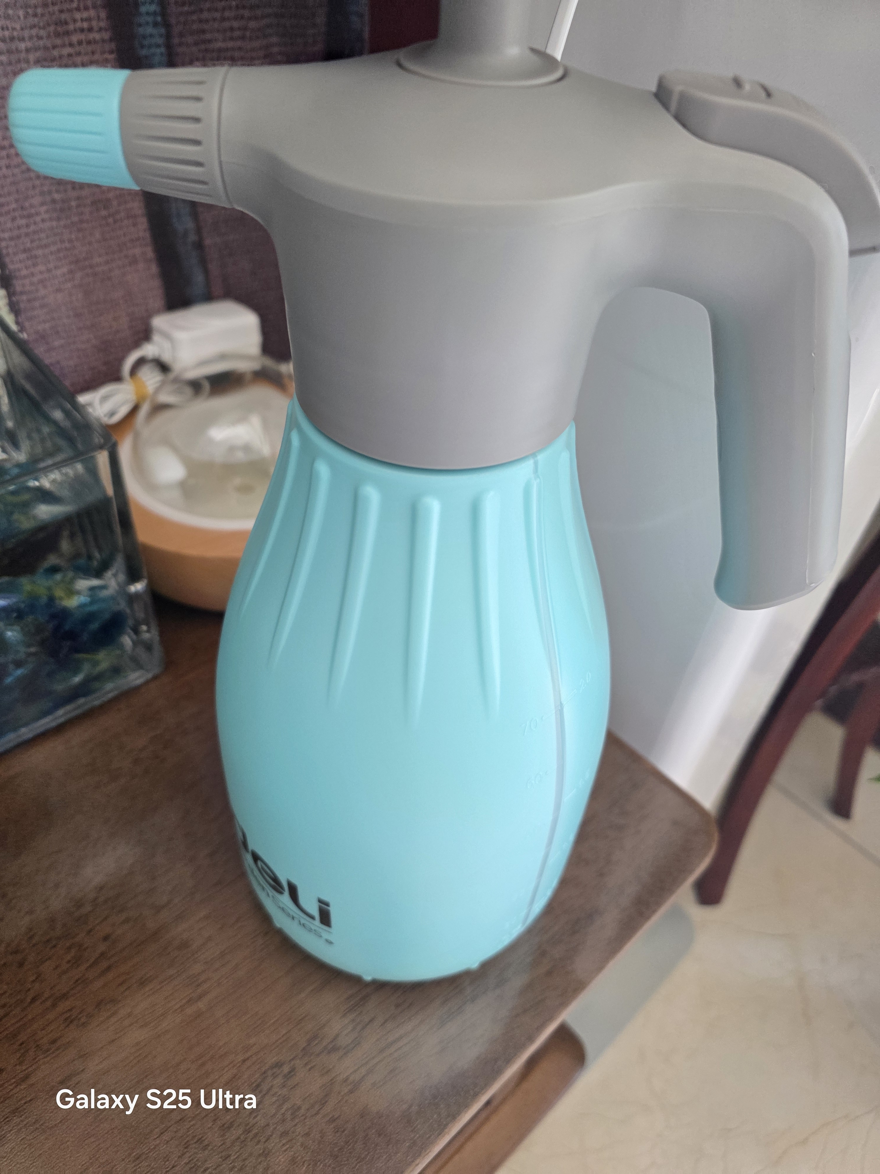 得力（deli）喷壶家用气压式喷壶杀菌消毒 高压喷雾器喷水壶酒精清洁专用2L 实拍图