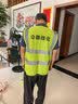 卓防反光背心反光衣建筑施工地警示交通马甲工作服安全服定制logo印字 荧光黄（网格款带口袋） 实拍图