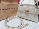 CHARLES&KEITH鳄鱼纹手提包斜挎婚包包女包生日礼物送女友CK2-50270880-1 实拍图
