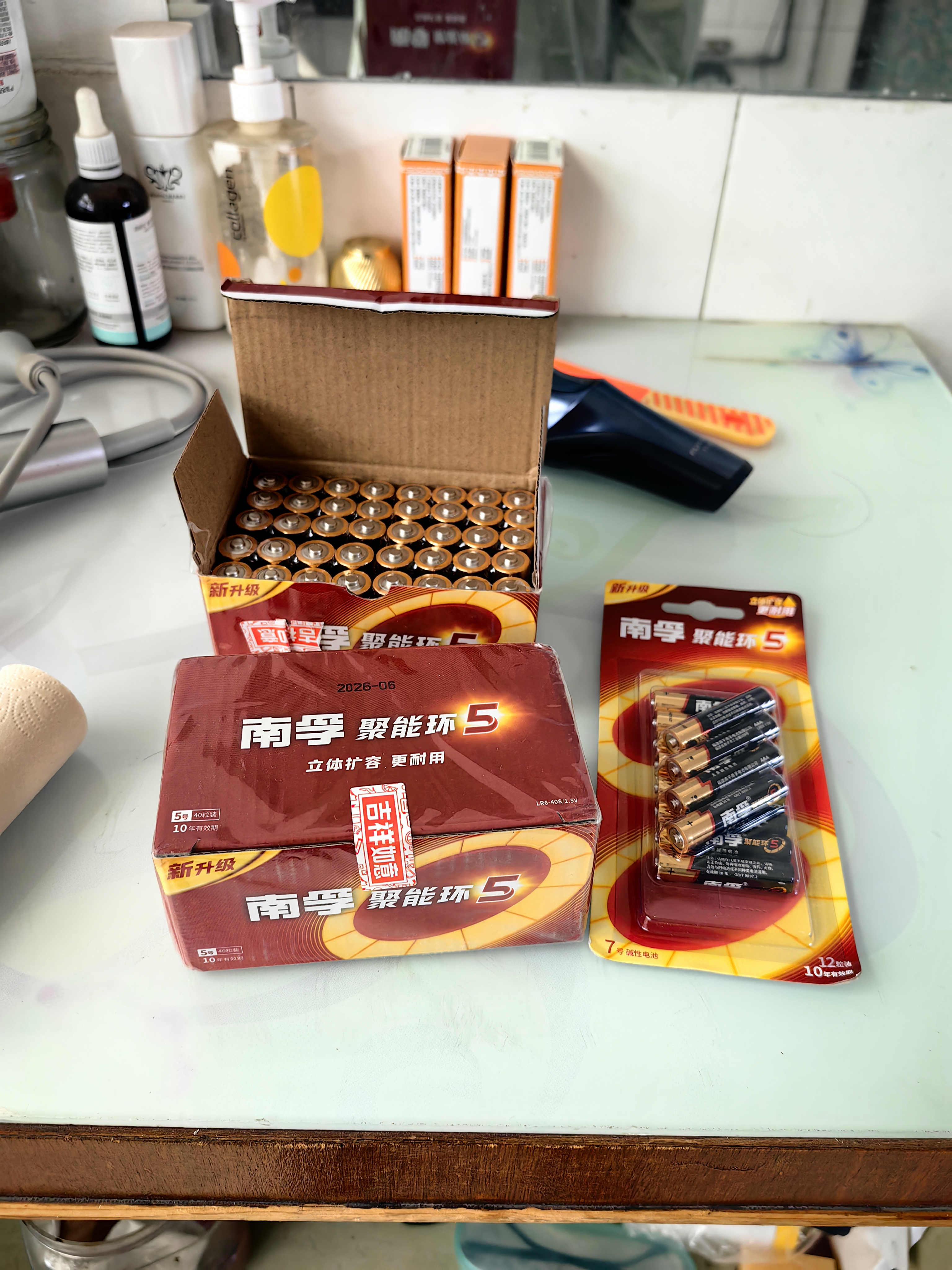 南孚7号电池12粒 七号碱性 聚能环5代 适用耳温枪/血糖仪/无线鼠标/遥控器/血压计/挂钟/血氧仪等 实拍图