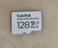 Sandisk闪迪128GB TF（MicroSD）4K内存卡 行车记录仪 监控摄像头专用 循环录制10,000小时 高耐用存储卡 实拍图