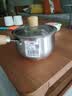 美厨（MAXCOOK）316L不锈钢奶锅汤锅16cm 泡面煮奶辅食锅加厚复合底 MCN7039 实拍图