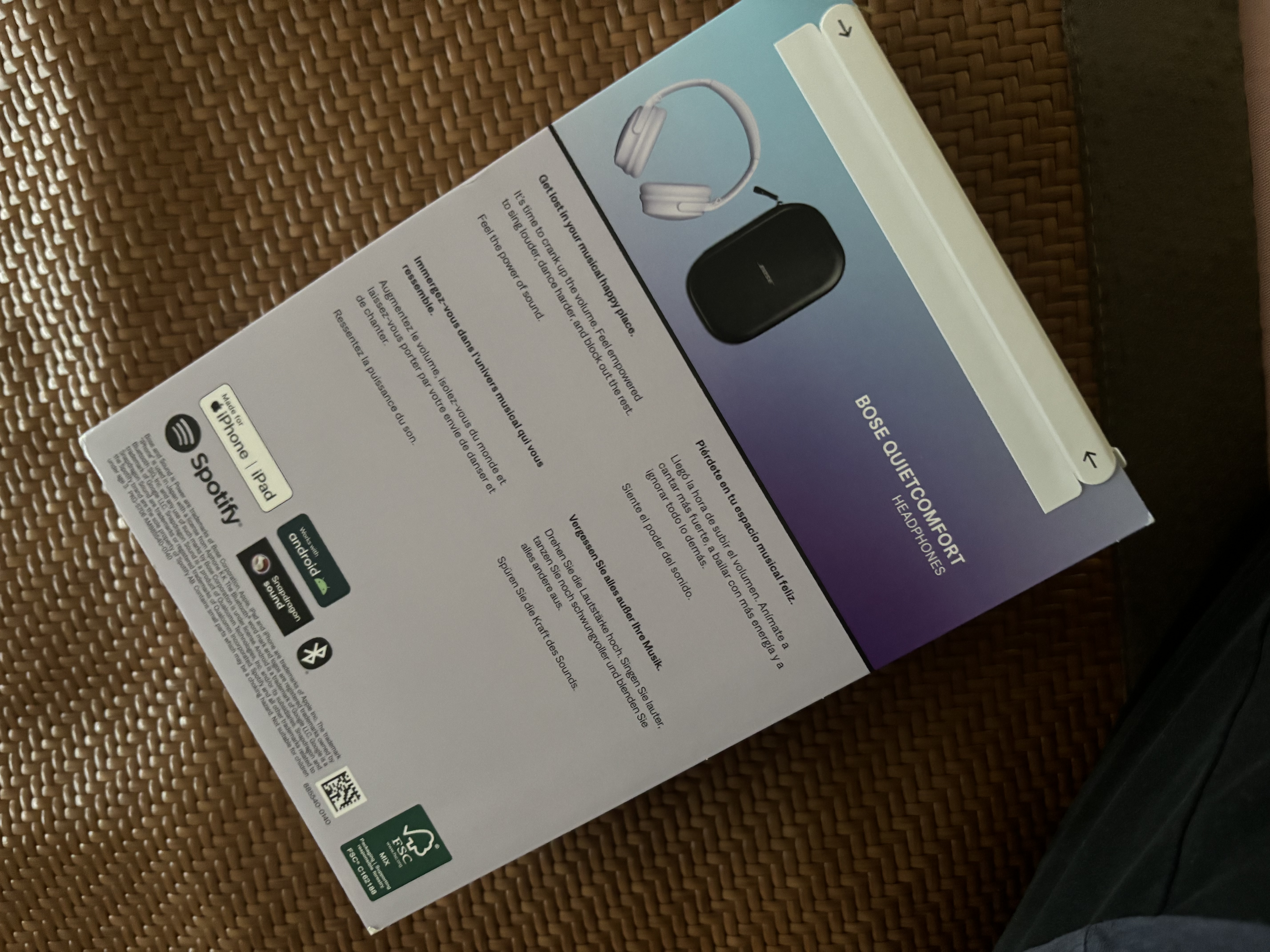 BOSE全新 QuietComfort 消噪耳机 qc45三代（线下门店体验） 无线消噪蓝牙耳机头戴式耳机 QC45二代 QC45升级款-冷丁香紫 实拍图
