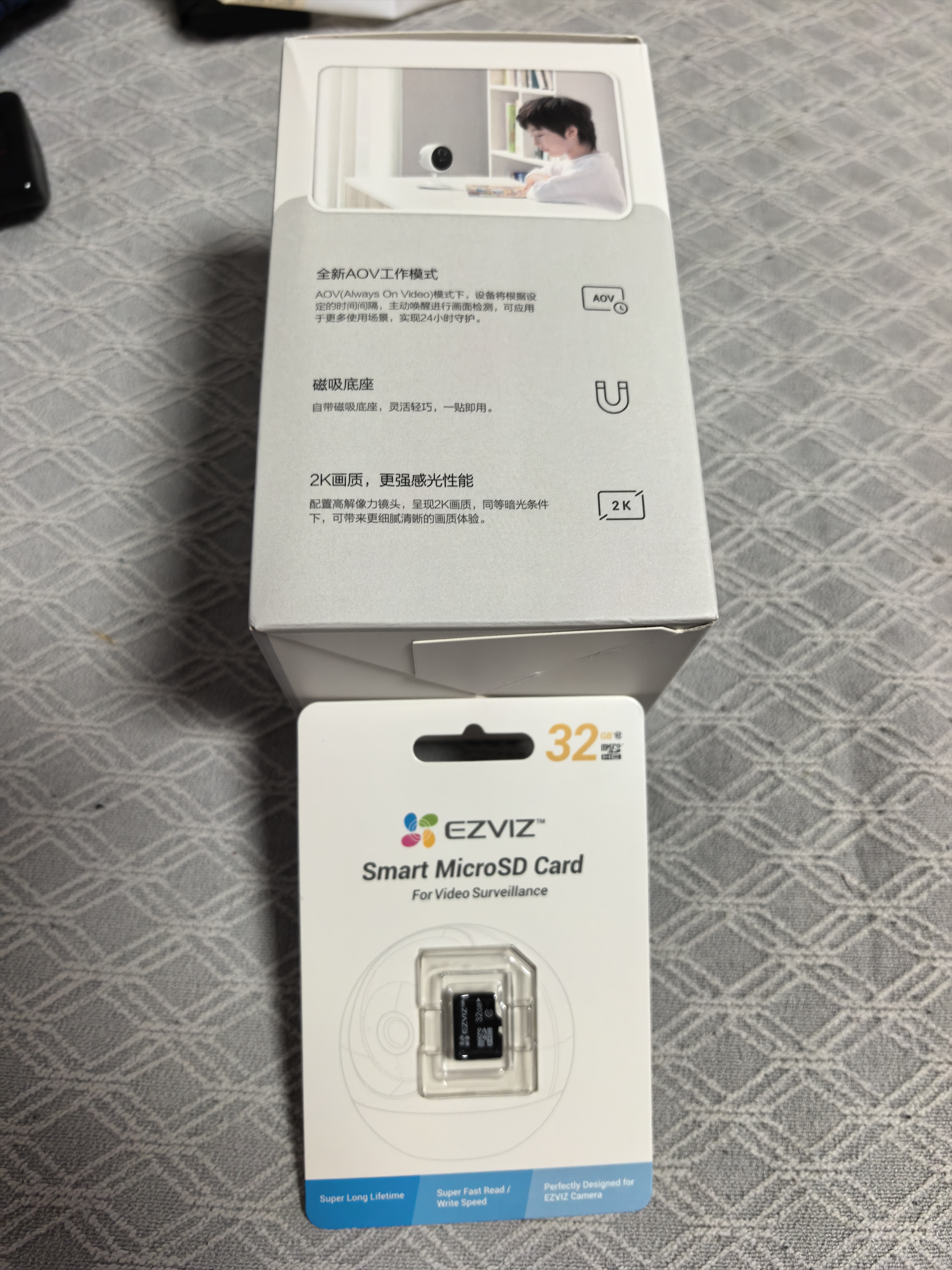 萤石CB1 300万超清4G双卡版免费流量款 内置无限流量 智能家居室内家用监控电池摄像头 实拍图