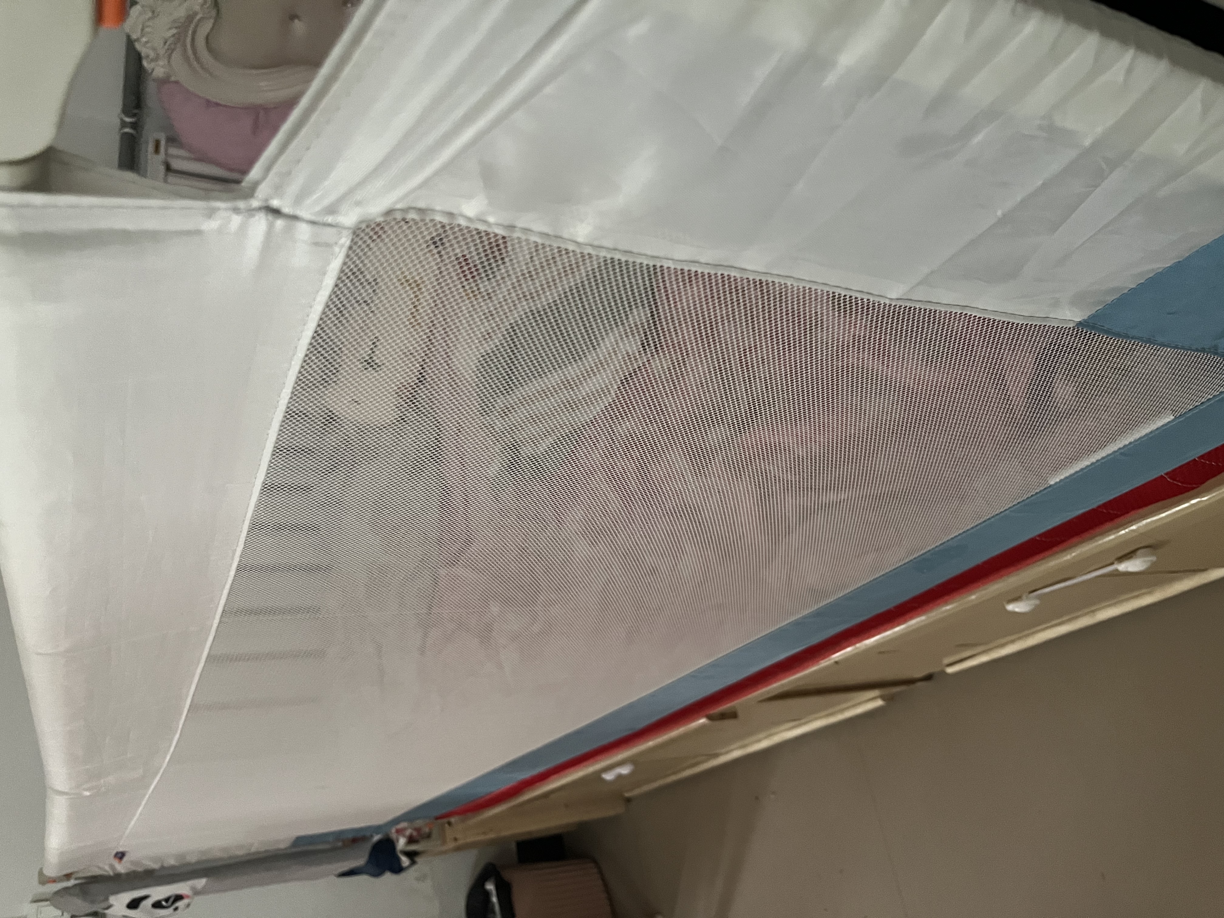 M-CASTLE床围栏婴儿童床上挡板宝宝床边防摔床护栏三面拼接防夹防掉床围挡 冰川蓝 单面装 2.0米 实拍图