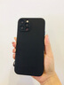 索云 苹果12手机壳肤感磨砂12Pro/12ProMax全包防摔iPhone12硅胶软壳防指纹超薄散热保护套裸机手感 苹果12Pro【星空黑】肤感磨砂 实拍图