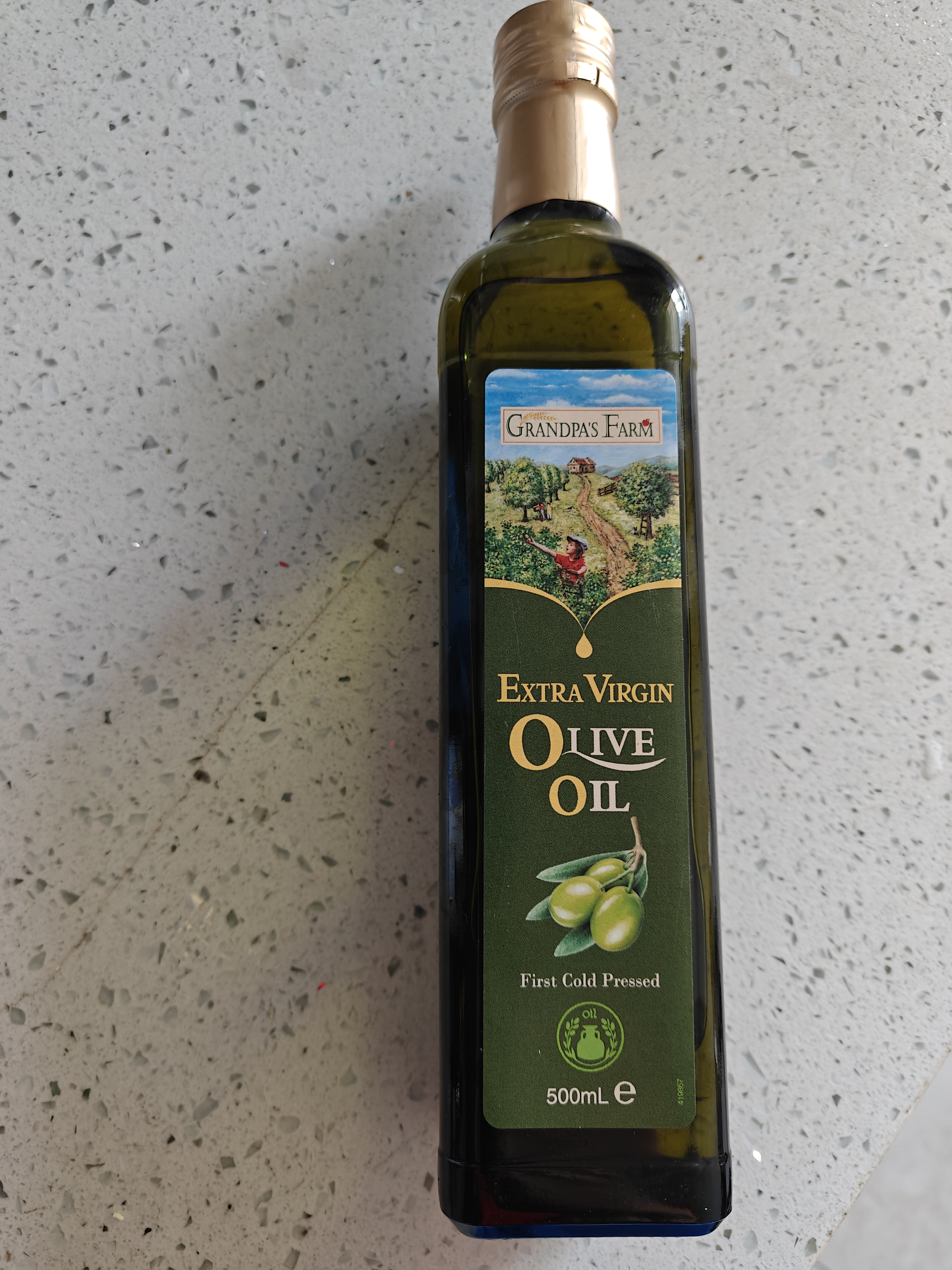 爷爷的农场特级初榨橄榄油热炒油500ml 西班牙原装进口食用油 赠宝宝辅食谱 实拍图