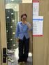 优衣库全棉衬衫/长袖女装衬衣休闲通勤外套482828 491294 482828/63天蓝色 M 实拍图