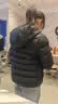 迷你巴拉（minibala）【防水透湿】男女童保暖连帽三防保暖儿童羽绒外套秋冬 黑色90001 【灰鸭绒-1000+洁净度】 150 【充绒量65.2g】 实拍图