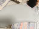 睡眠方程式天资儿童枕头宝宝婴儿硅胶枕透气可水洗6月1岁3岁6岁+ 蓝 纯色 N5-枕高5cm-建议身高95-135cm 实拍图