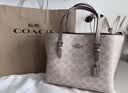 蔻驰（COACH）【品牌直供】女士MOLLIE 25中号斜挎托特包拿铁色CV965礼物次日达 实拍图
