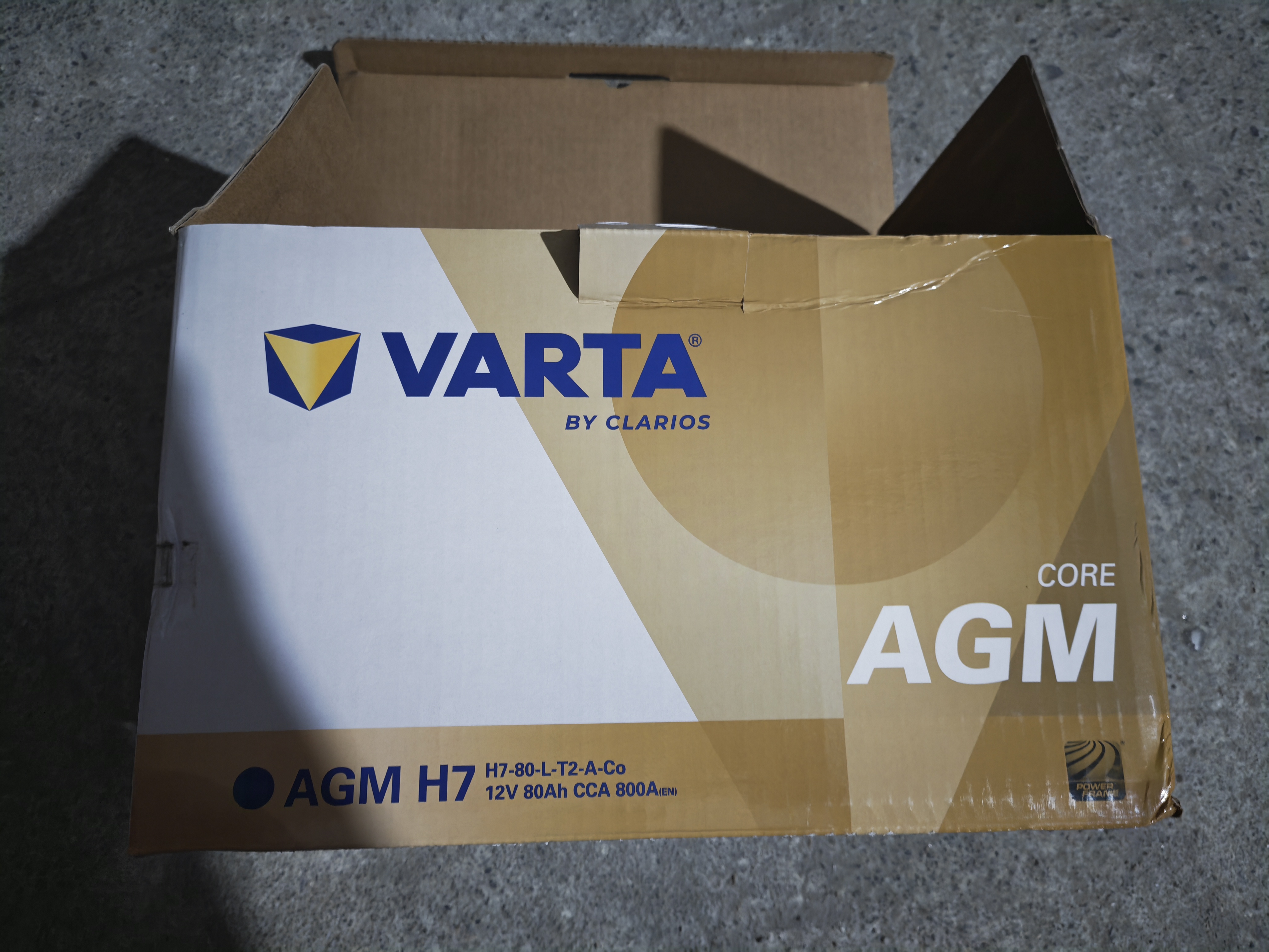 瓦尔塔（VARTA）汽车电瓶蓄电池起停AGM圆标H7适配沃尔沃XC60/XC90奔驰C级E级 实拍图