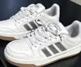 adidas ENTRAP美式校园风运动鞋少年感复古篮球风板鞋阿迪达斯   白色/黑色（JQ3924）   42 实拍图