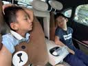 BIMLL B儿童Y型汽车安全抱枕车睡枕车载后排树杈侧睡枕宝宝车上睡觉神器 实拍图