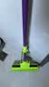 妙洁胶棉拖把27cm杆长120共2头滚轮式懒人家用一拖净免手洗海绵吸水 实拍图