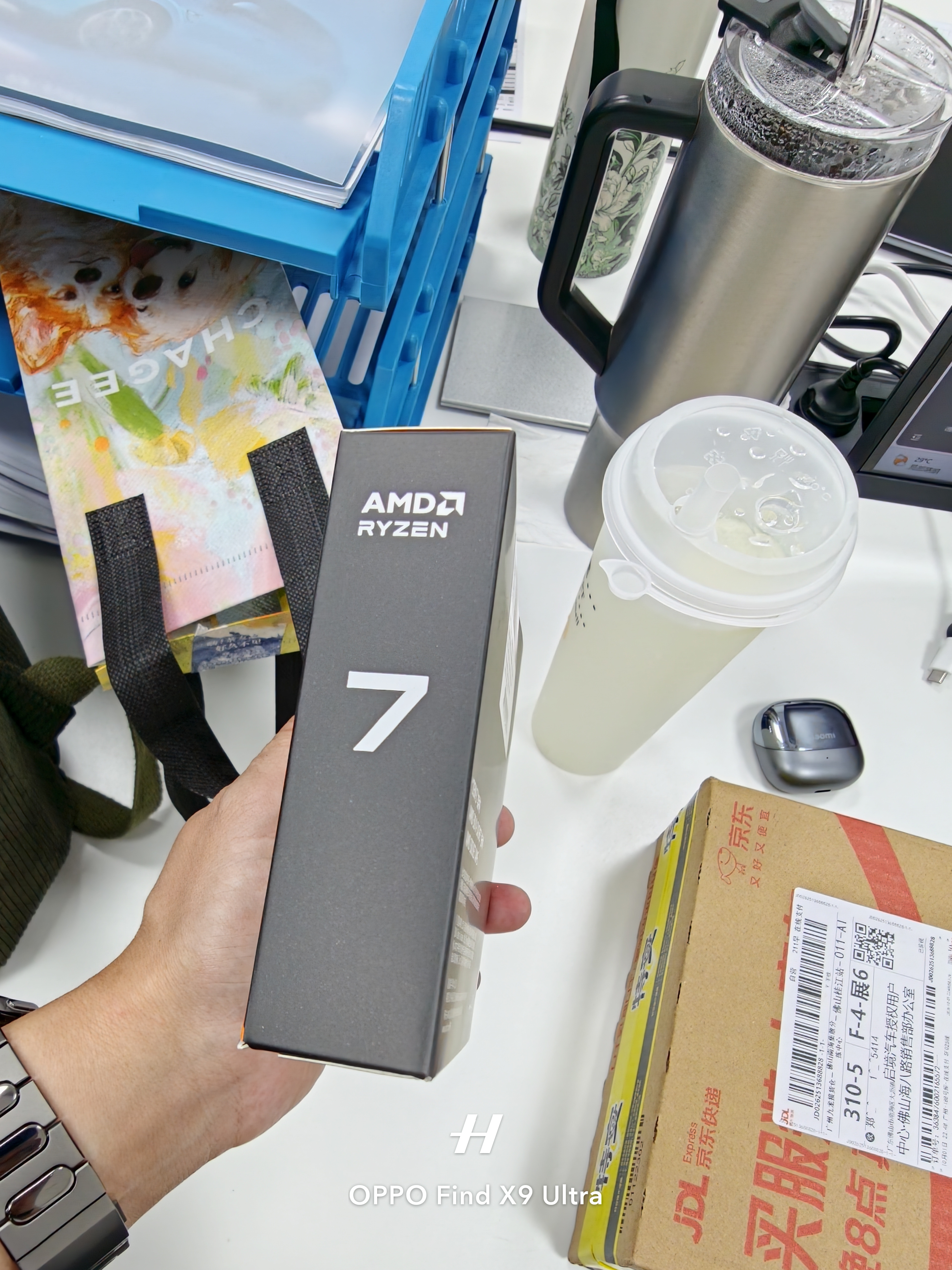 AMD锐龙 7 9800X3D 游戏处理器 8核16线程104MB游戏缓存盒装CPU 畅玩打瓦/三角洲/CSGO 千帧电竞 实拍图