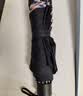 天堂伞 加大雨伞三折 经典商务伞格纹10骨加大雨伞男女 藏青 实拍图