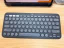 罗技（Logitech）时尚系列K390无线蓝牙键盘 超薄便携 K380升级版 黑色 79键 实拍图
