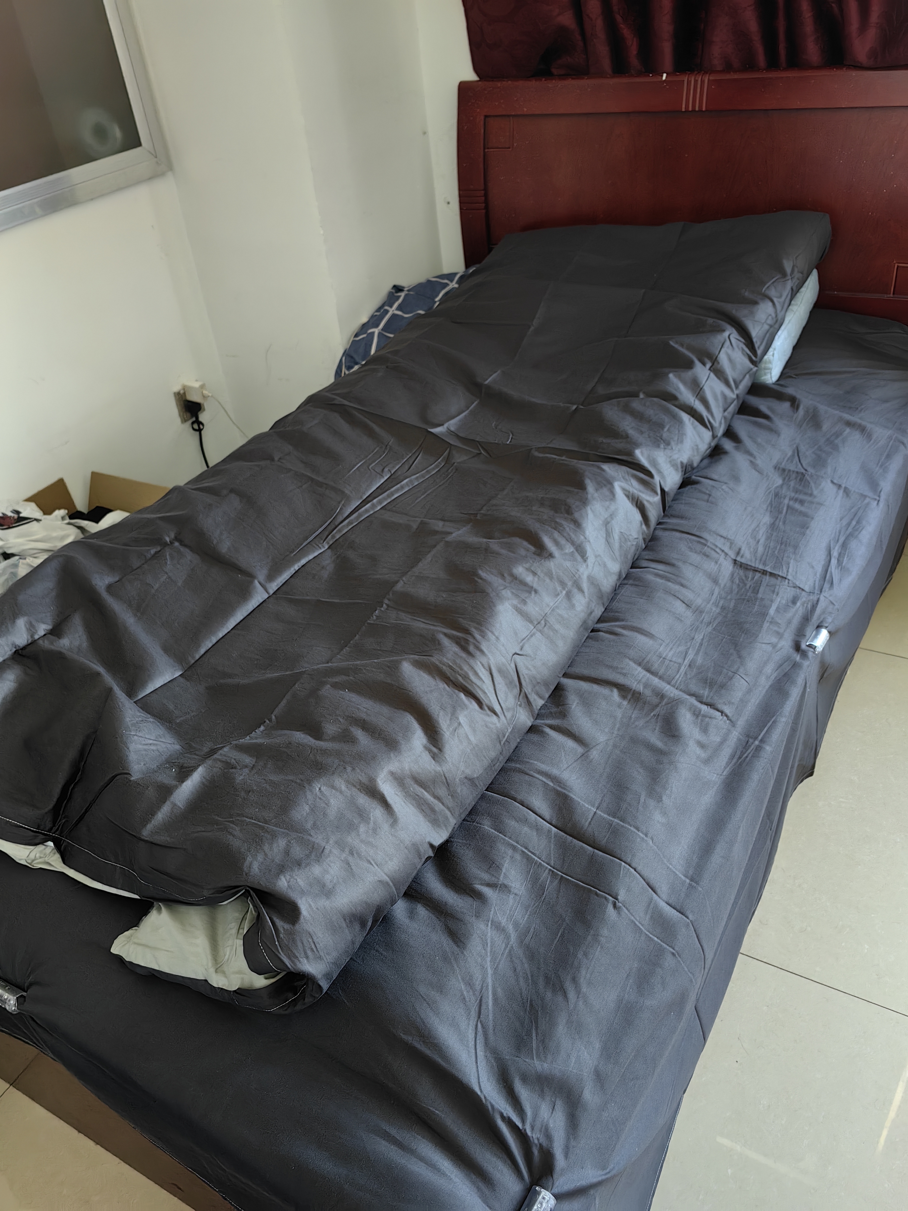 无印良品A类100%纯棉被套单件150x200cm 单人学生宿舍1.5米被单被罩 实拍图