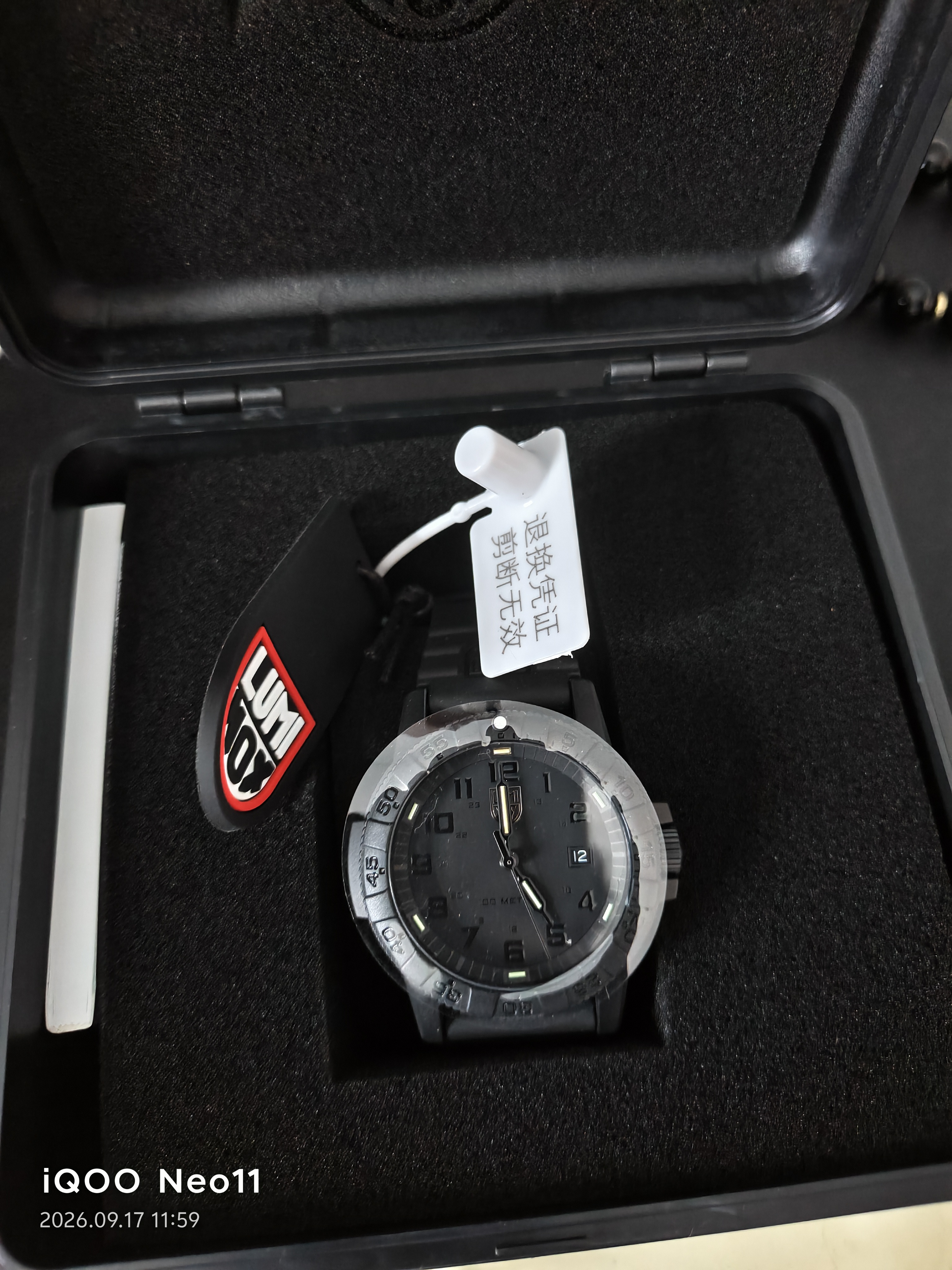 雷美诺时（Luminox） 鲁美诺斯瑞士表 海龟系列户外运动防水100米石英手表男送礼好物 XS.0321.BO.L 实拍图