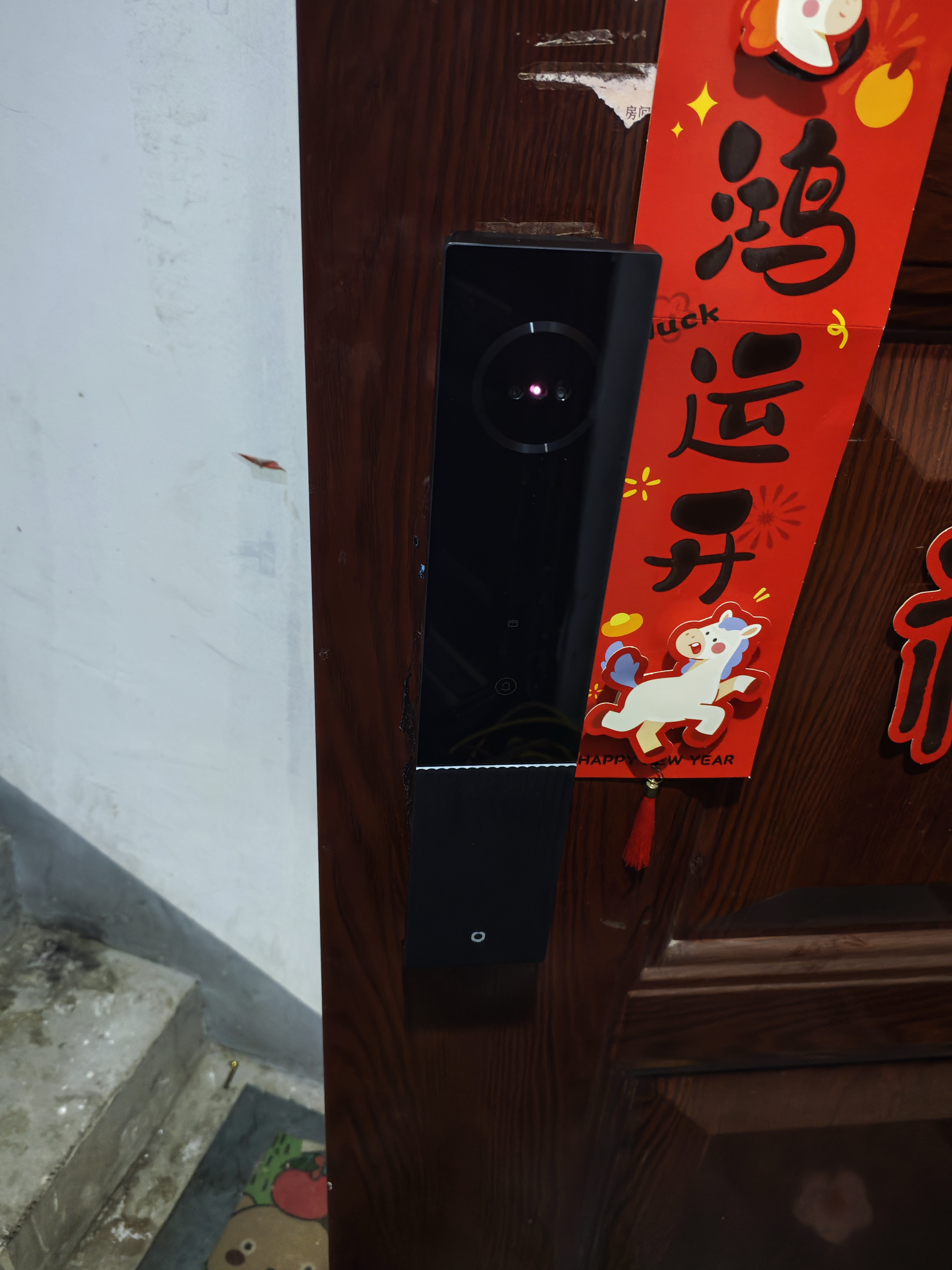 京东京造智能门锁双摄版Pro 人脸识别猫眼指纹密码电子锁全自动防盗门锁 实拍图