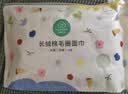 全棉时代毛巾不易掉毛加大加厚方巾抗菌柔软强吸水竹影绿34*70cm 实拍图