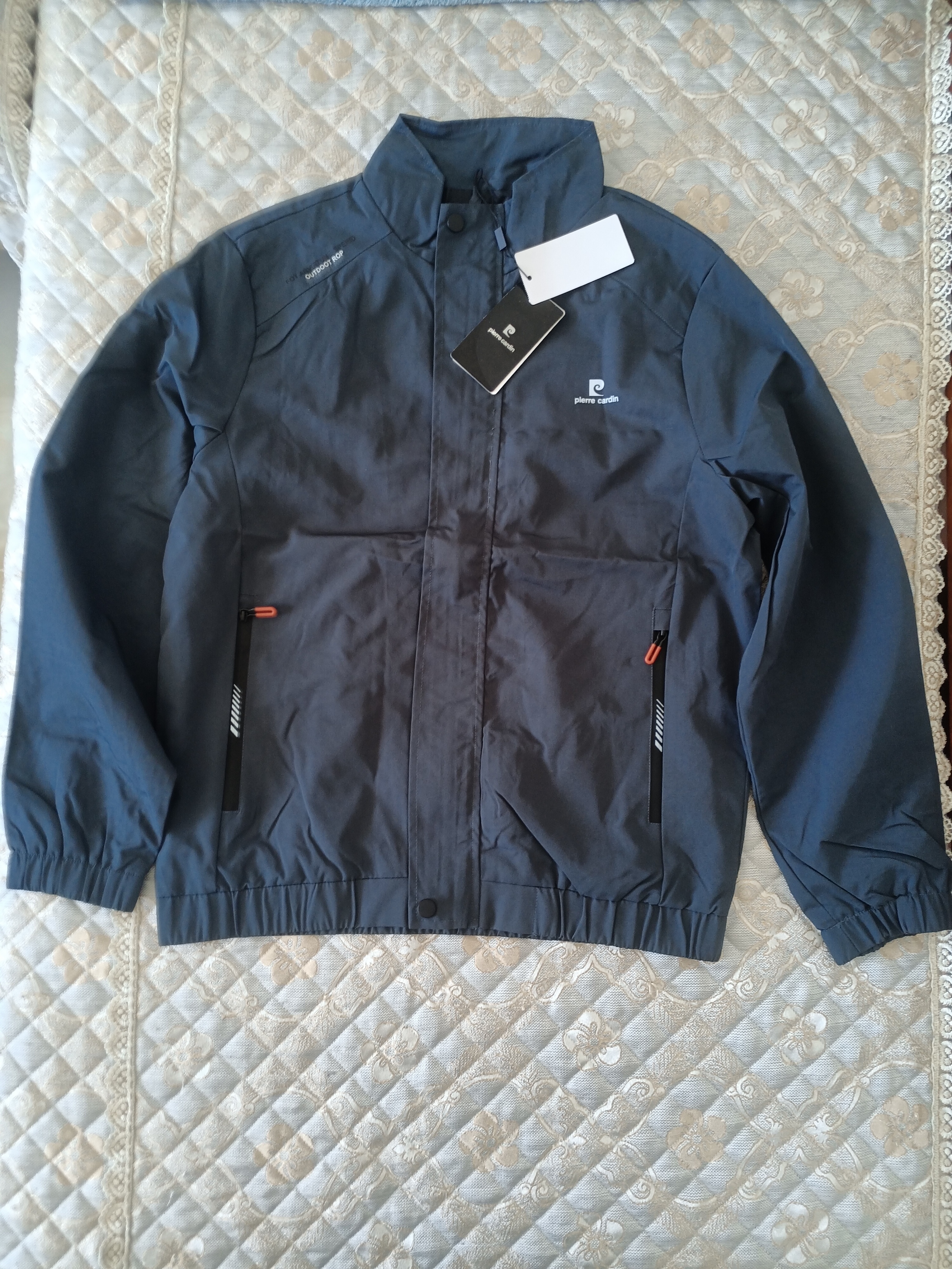 皮尔卡丹（pierre cardin）夹克男春秋款外套休闲上衣舒适百搭时尚潮流 深灰色 XL 实拍图