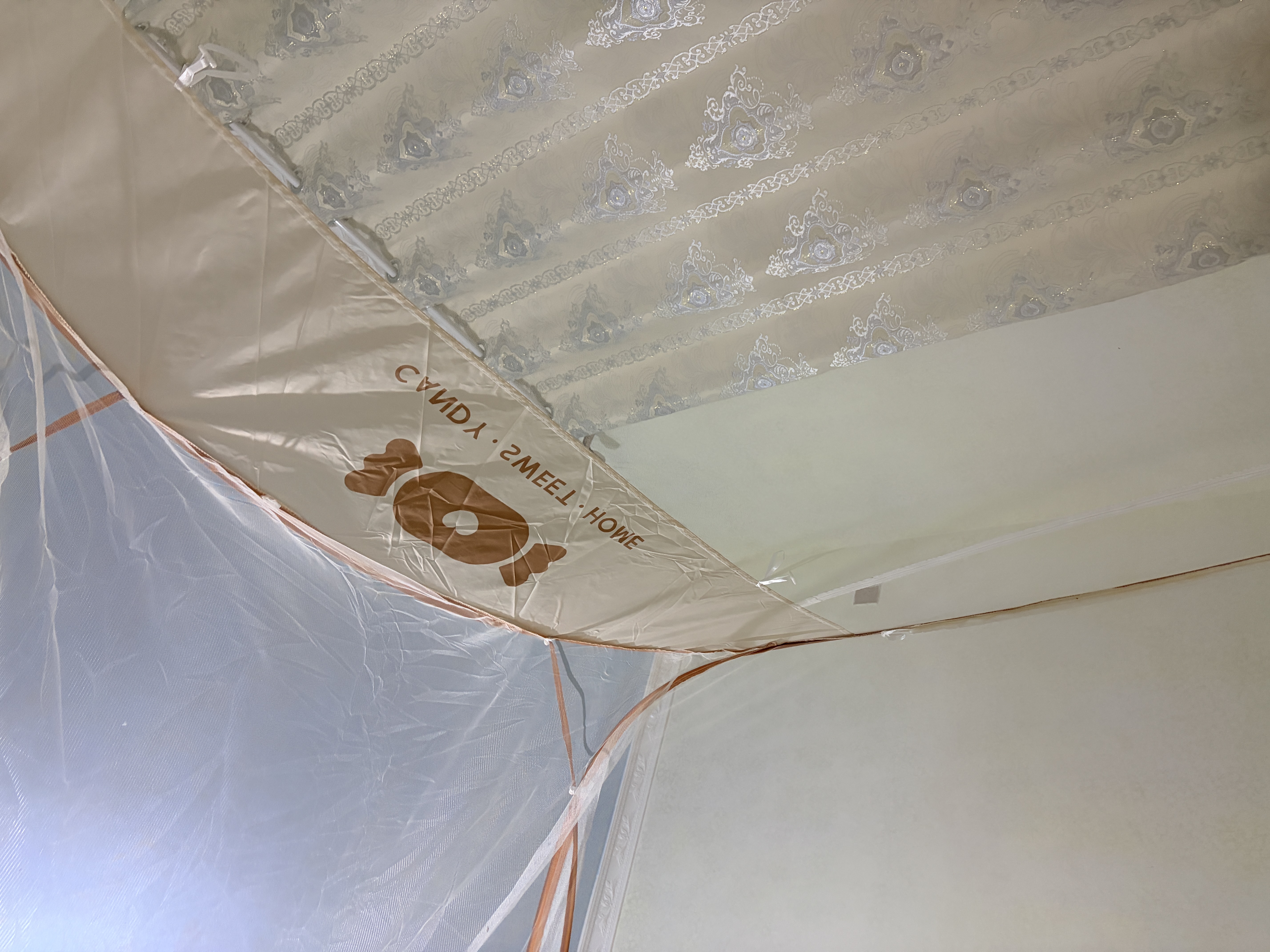 无印良品A类免安装蚊帐 加密网眼三开门可折叠 蒙古包钢丝蚊帐1.8x2米床 实拍图