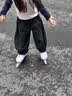 小状元儿童轮滑鞋6-12岁溜冰鞋全闪可调节生日礼物 26年新升级 紫M 实拍图