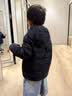 迷你巴拉（minibala）【防水透湿】男女童保暖连帽三防保暖儿童羽绒外套2026年秋冬新款 黑色90001 【灰鸭绒-1000+洁净度】 130 【充绒量52.6g】 实拍图