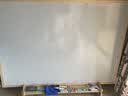 得力（deli）得力儿童画板磁性涂鸦小黑板环保双面绘画支架式宝宝白板绿板写字家用靠墙特大号120*90cm 实拍图