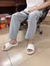 李宁（LI-NING）运动拖鞋男女四季情侣一字拖鞋家居洗澡海边防滑防异味外穿拖鞋 实拍图