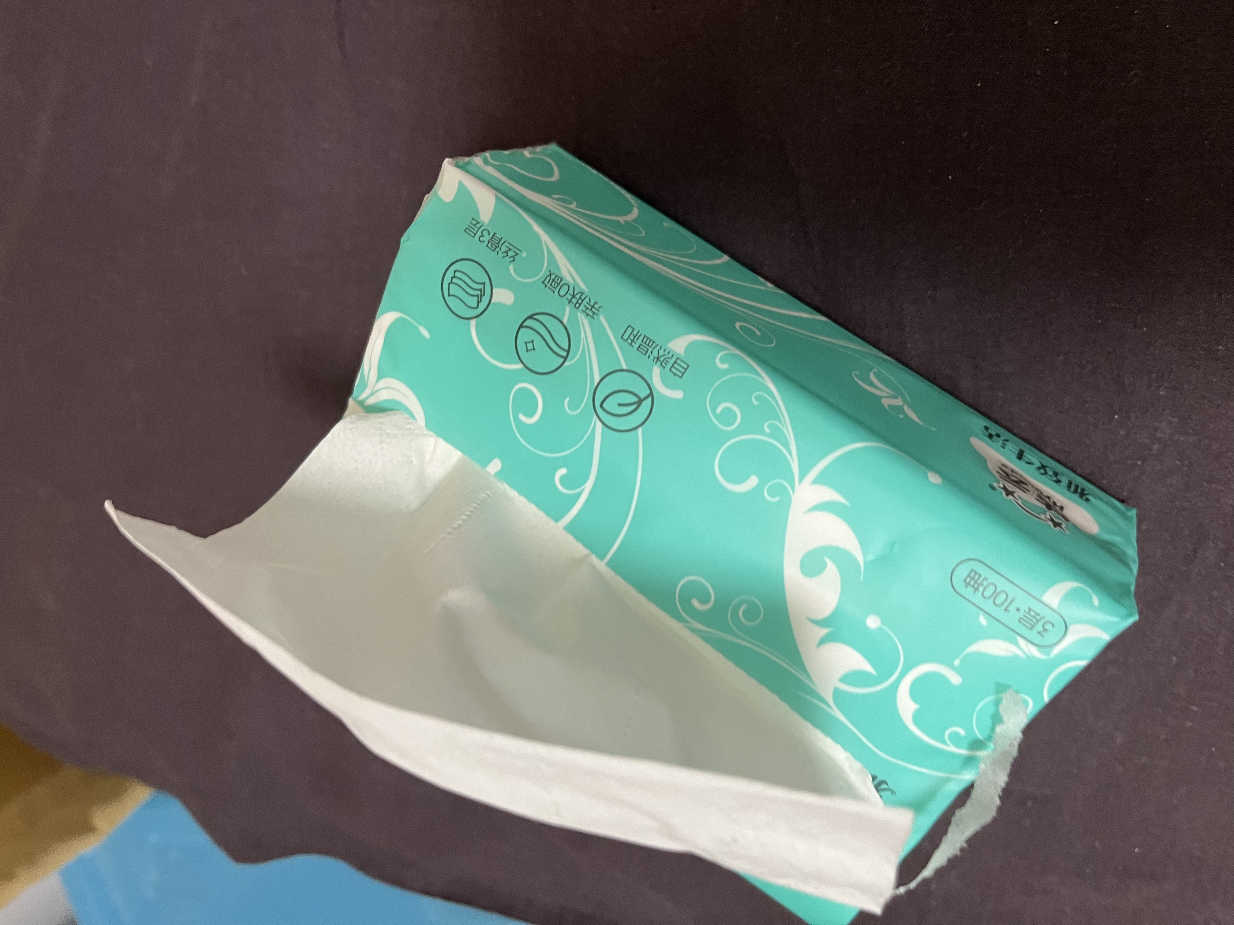 洁云抽纸雅致生活抽取式面巾纸家用手纸卫生纸3层100抽家庭装 3层 100抽*27包 实拍图