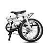大行（DAHON）D6折叠自行车20英寸6速成人休闲单车 KBC061 白色 实拍图