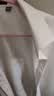 杉杉【DP免烫】长袖衬衫男士蓝色秋季商务休闲纯棉衬衣 纯白色 41  实拍图
