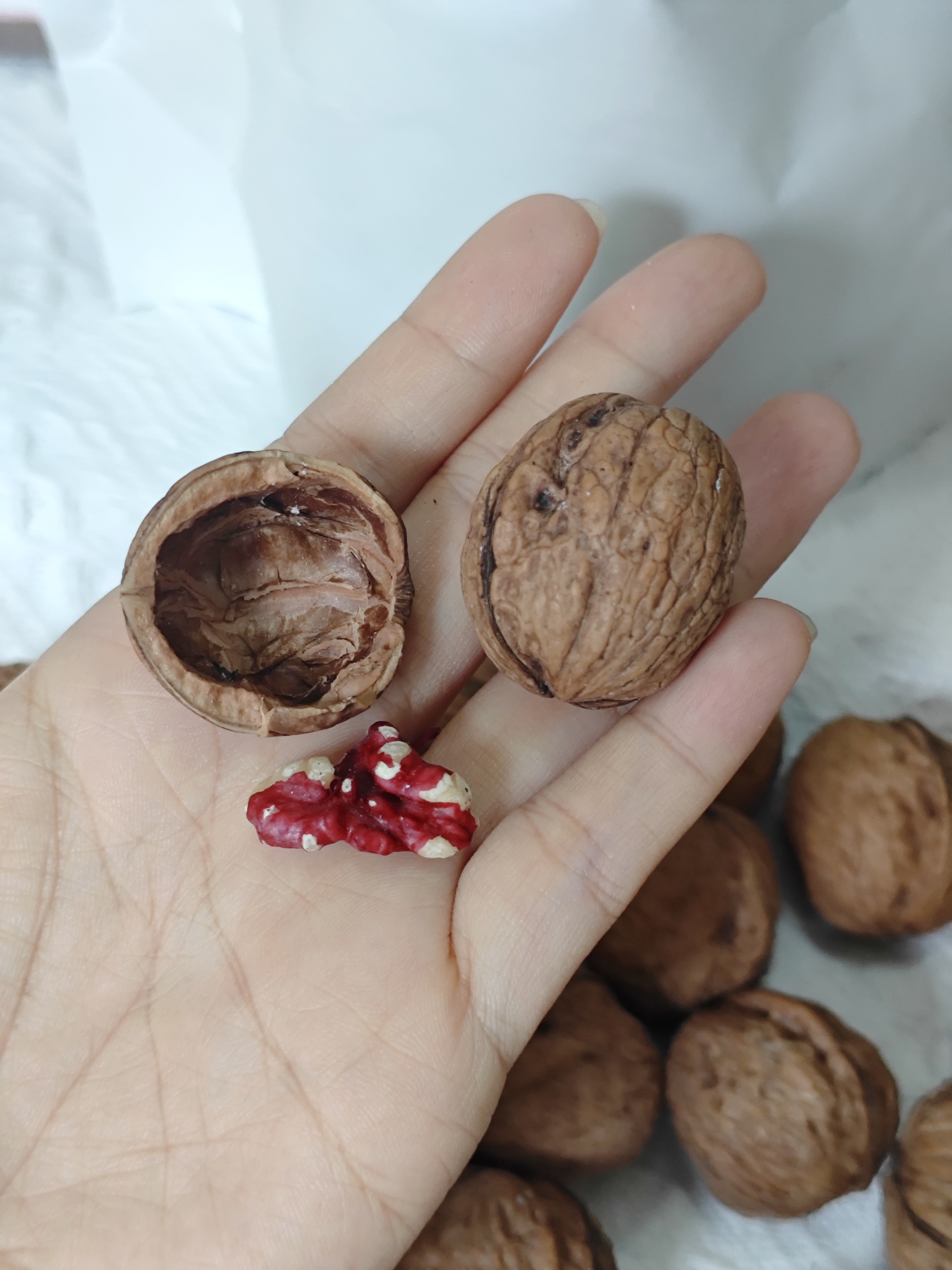 蜜禾红衣核桃500g薄皮孕妇特产无原添味加健新货康坚果炒货休闲零食 实拍图