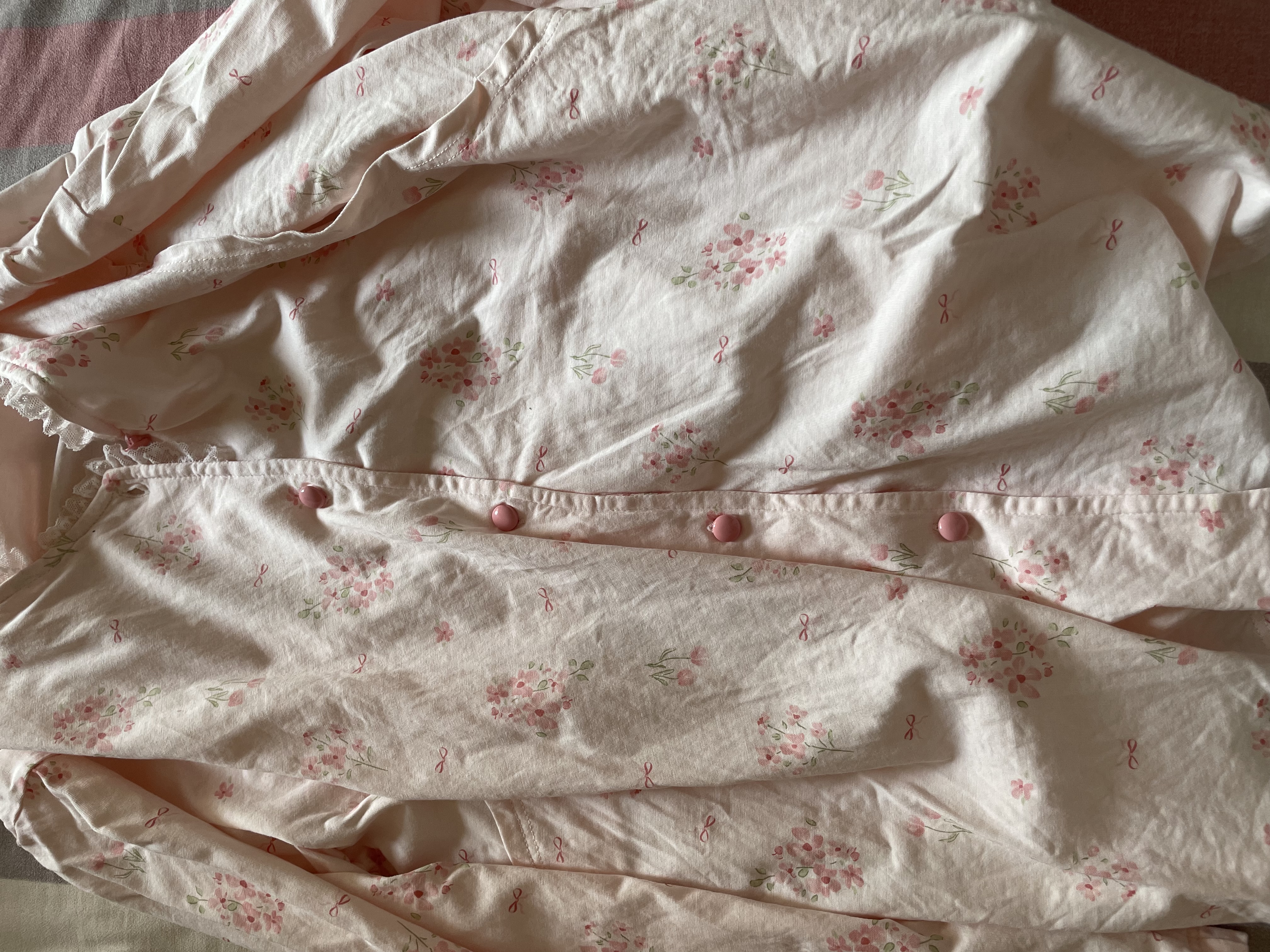 芬腾月子服孕妇哺乳睡衣7A抑菌100%纯棉26年春夏新款家居服套装 实拍图