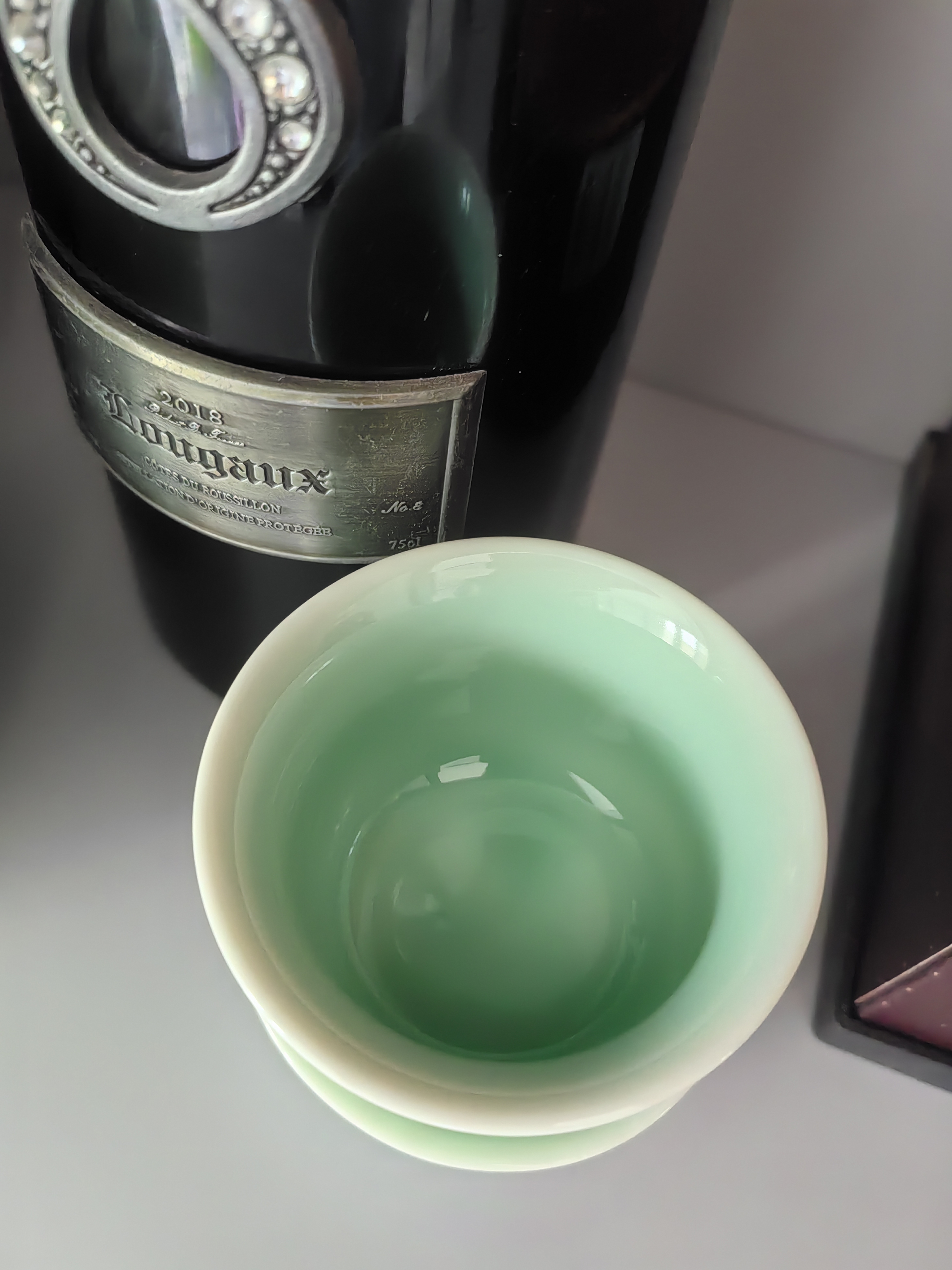 CLITON白酒杯分酒器温酒器烫酒壶青瓷温酒壶暖酒器黄酒酒杯白酒杯套装 实拍图